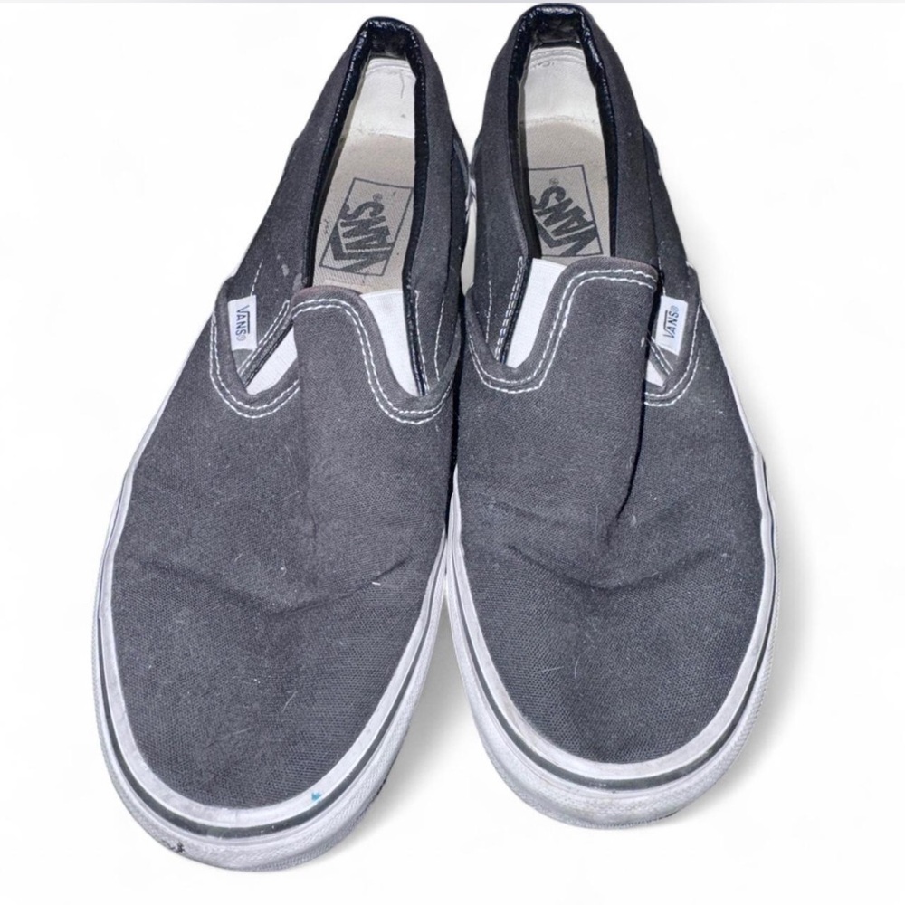 Vans Charcoal Slip-On Shoes